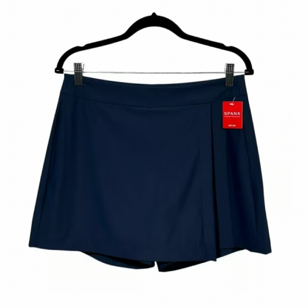 SPANX Women's Dark Blue Skort 6-inch Inseam